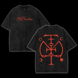 Retro Vintage Florence And The Machine Indie Rock Double Side Washed Shirt – 2010s Alternative Pop Cotton T-Shirt, Ethereal Art Band Merch, Oversized Boho Aesthetic Streetwear, Gift for Indie Music Fans