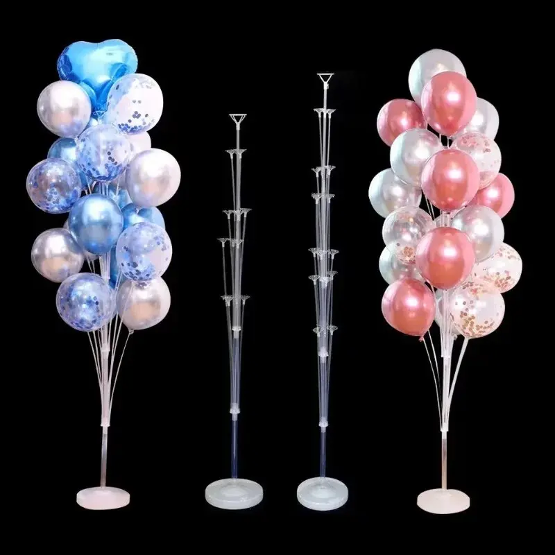 Balloon Stand With A Base, Can Be Filled With Water For Fixation, Suitable For Balloon Column Decorations At Weddings, Christmas, New Year, Birthday Parties, And Graduation Parties