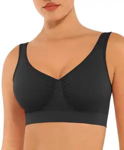 FeelinGirl Women‘s Wireless Bra Push Up Bralettes No Underwire Seamless T-Shirt Bra