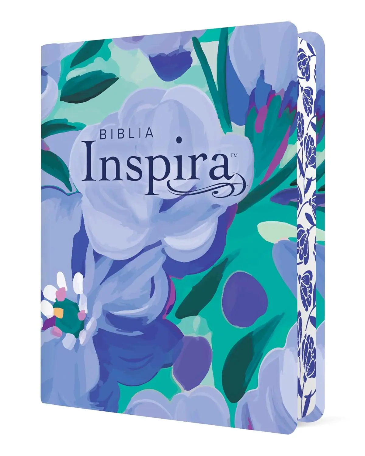 Biblia Inspira NTV, letra grande con Filament (SentiPiel, Ramo azul) (Spanish Edition) Imitation Leather – Large Print,