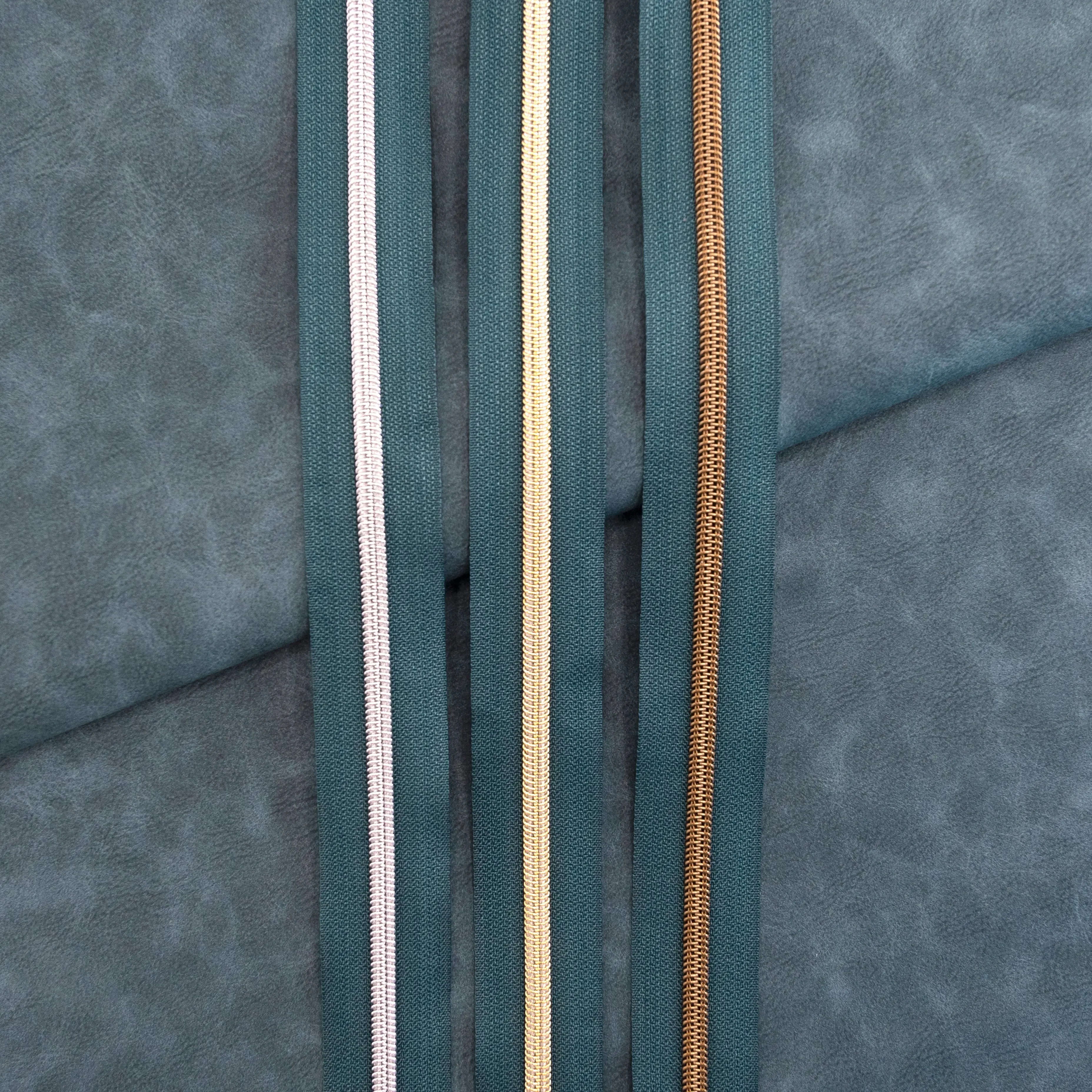 #5 Nylon Zipper Tape - Peacock
