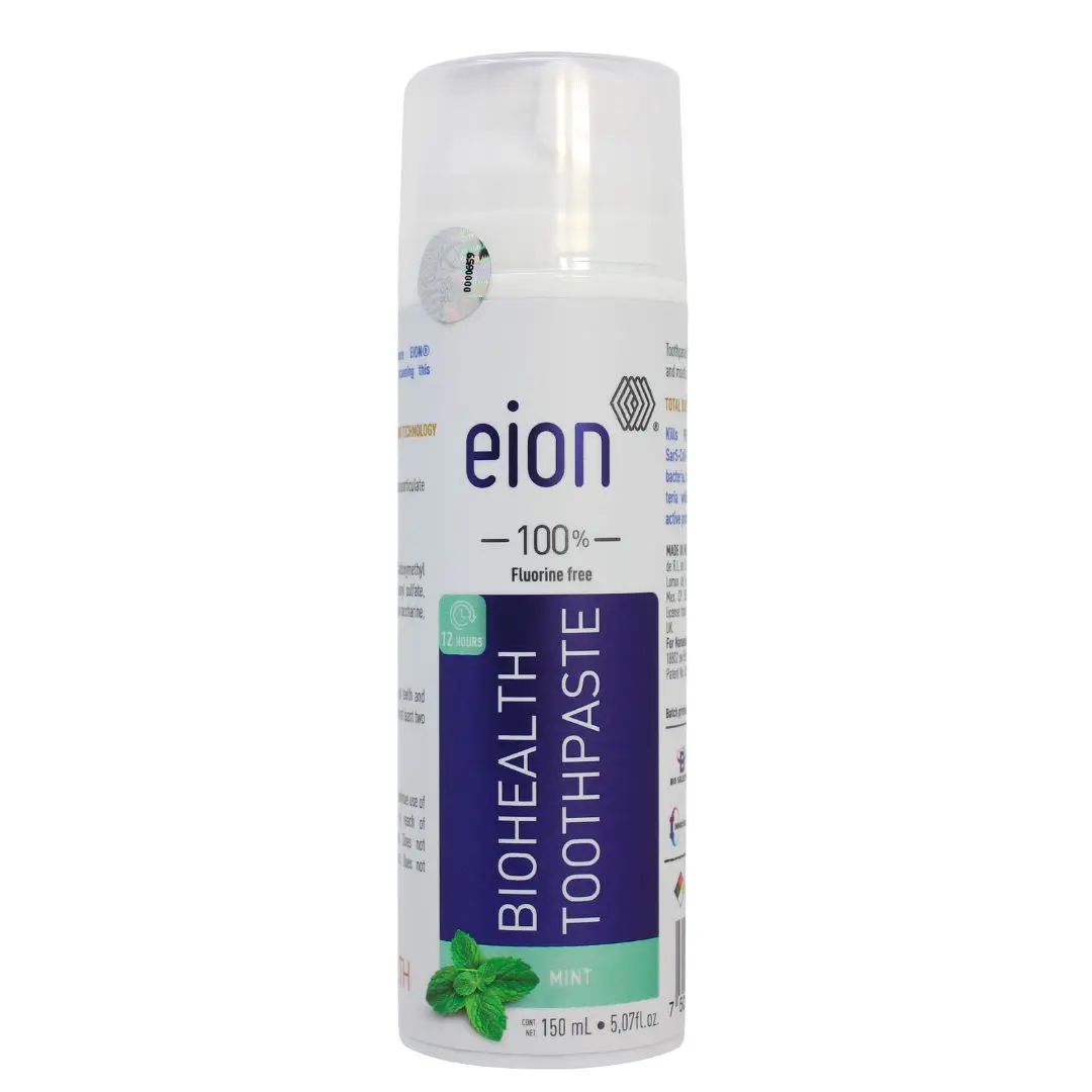 Eion BioHealth Toothpaste- Neutralizes 99.99% of viruses, bacteria, fungi, and spores6