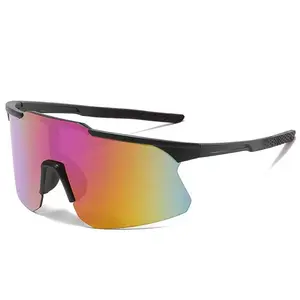 Oversized Cycling Sports Sunglasses | Wide Vision UV Protection Unisex Shades for Riding & Outdoor