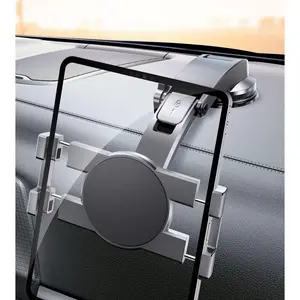 Dashboard Tablet Holder for Car Suction Cup Car Mount with Large Clamp for All 6"-11" Apple iPad Samsung Galaxy Tab Tablet
