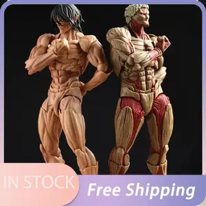 In Stock Attack On Titan Figure The Armored Titan Action Figures Pvc Collection Model Desk Decoration Statue Kids Toys Christmas