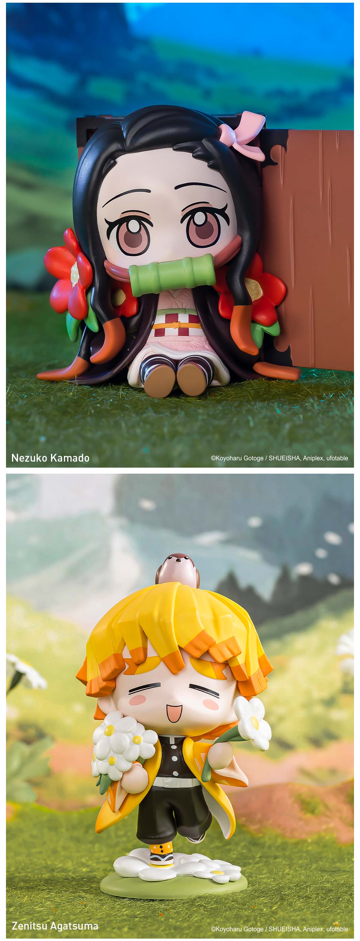 POP MART Kimetsu no Yaiba Birth Flower Series Figures, Blind Box, Mystery Box