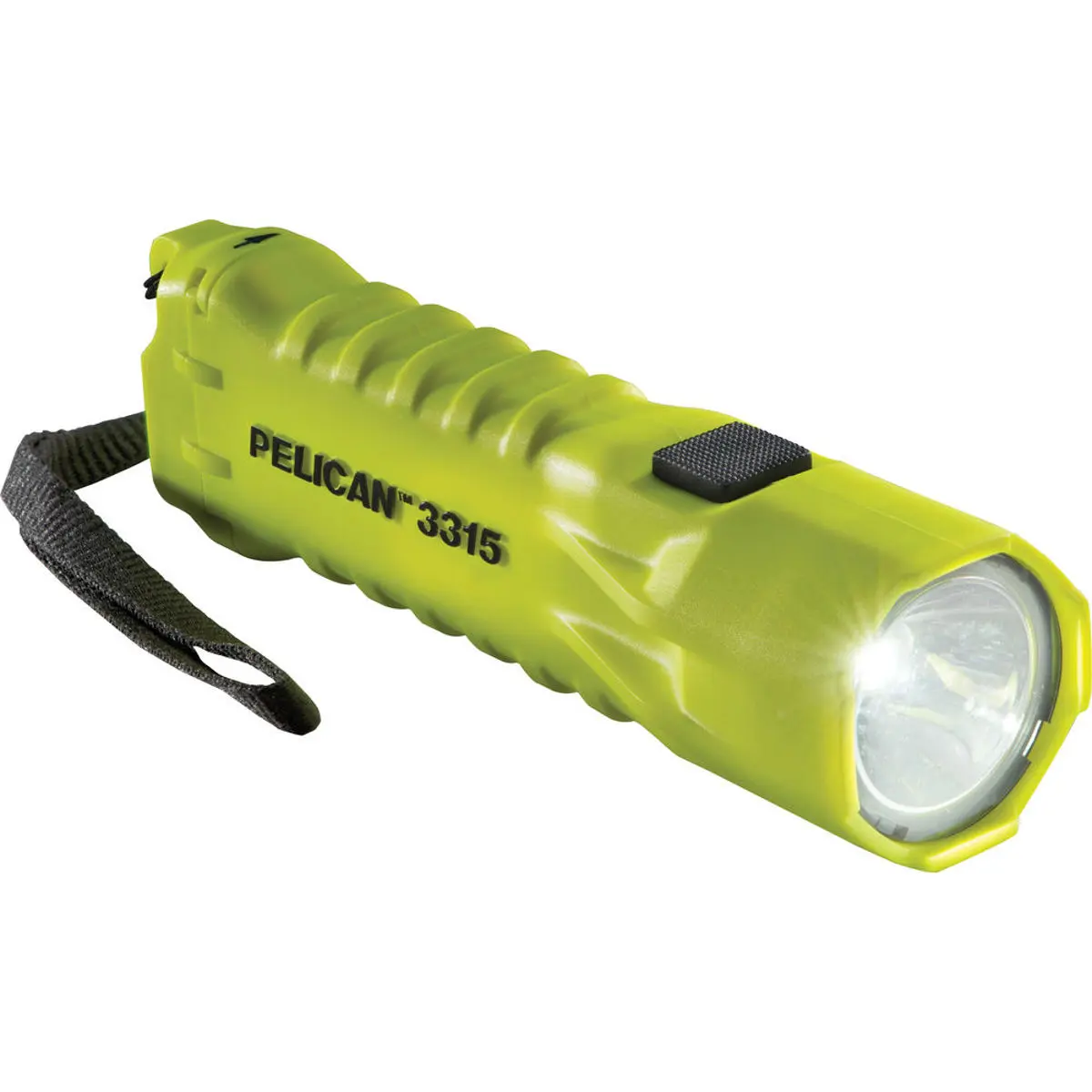 Pelican 3315 Medium LED Flashlight - 160 Lumens, Yellow LED Light
