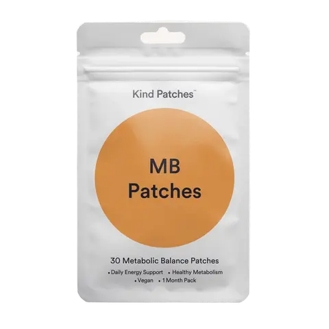 Kind Patches: 30 Advanced Metabolic Balance Patches, Energy Support, Healthy Metabolism, Vegan, 1 Month Supply