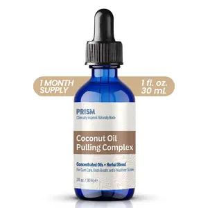 Prism Health Lab Coconut Oil Pulling Complex – 1oz Concentrate | Fresh Breath & Gum Support | Natural Coconut Oil Formula for Healthier Teeth & Gums