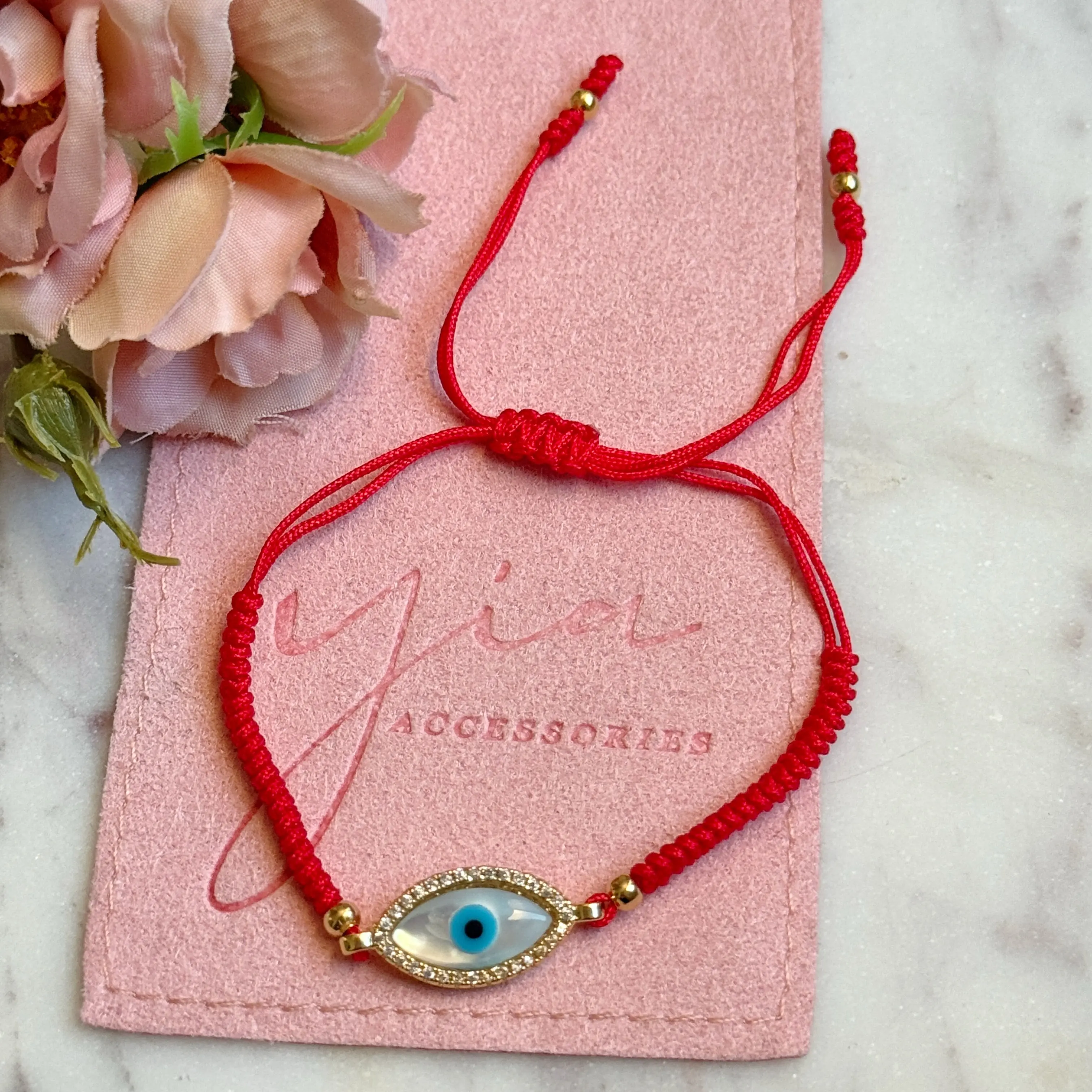 Mirada Guardiana Beaded Evil Eye Bracelet, Fashion Costume Jewelry Accessory for Women, Beads