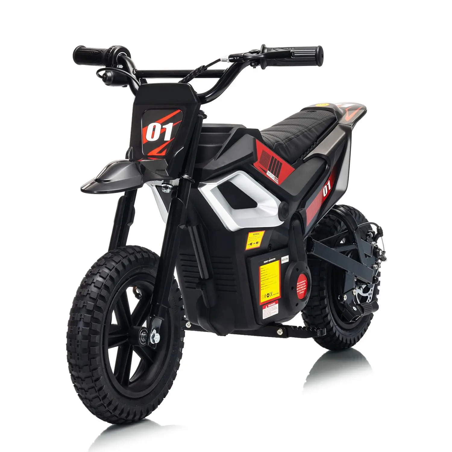 24V Kids Electric Dirt Bike, 350W High-Power Motorcycle Toy, Max Speed 13.67 MPH, 12 Miles Long Driving Range, Rear Wheel Suspension, Twist Grip Throttle & Thick Rubber Tires, Perfect Birthday and Christmas Gifts for Kids
