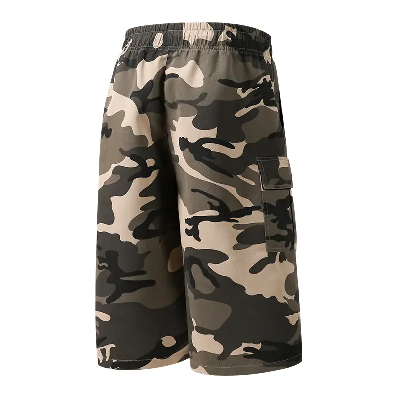 3-Pack Men's Premium Camouflage Cargo Shorts - Drawstring Waist Label Patch Wide Leg Relaxed Fit Streetwear 3-Pack Men's Premium Camouflage Cargo Shorts - Drawstring Waist Label Patch Wide Leg Relaxed Fit Streetwear