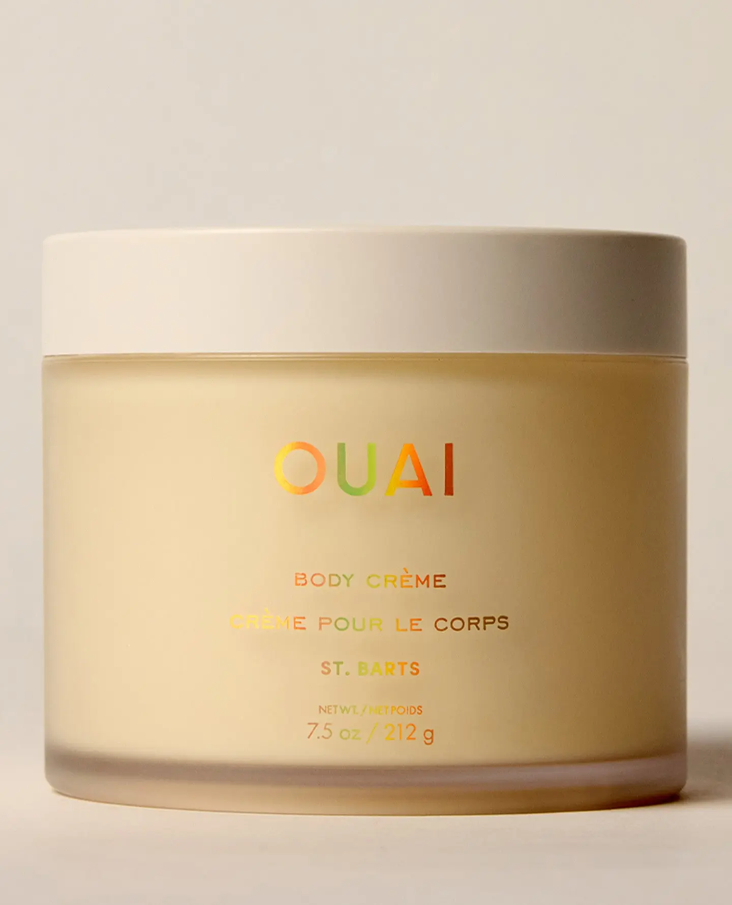 OUAI Body Crème - St. Barts Scent Hydrating Moisturizing Cream with Coconut and Nourishing Properties - 7.5oz