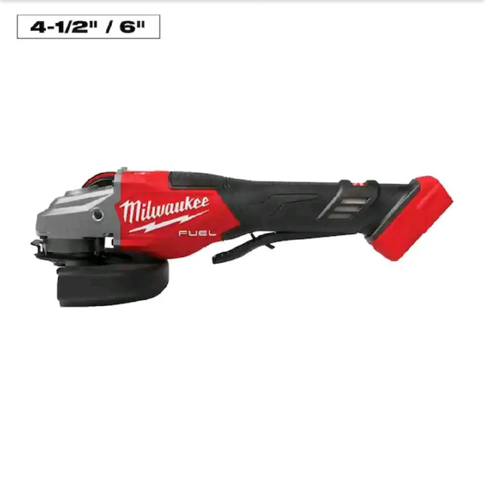 Milwaukee FUEL 18-Volt Braking Grinder with Paddle Switch Brushless Cordless 4-1/2 in./6 in. (Tool-Only)