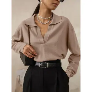 Leisure Collared Pullover Sweater