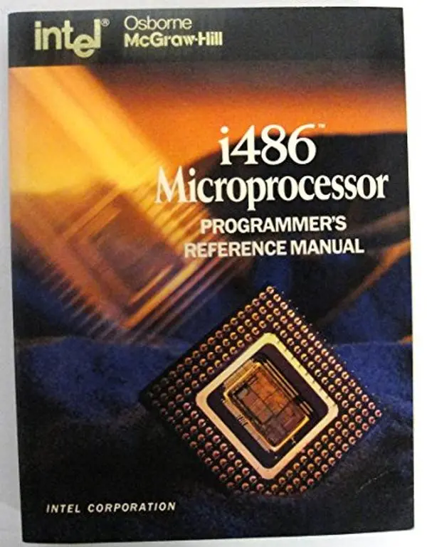 Used Intel I486 Microprocessor Programmer's Reference Manual - English Paperback Book with Compatibility, High-Level, System Programming, Technical Insights