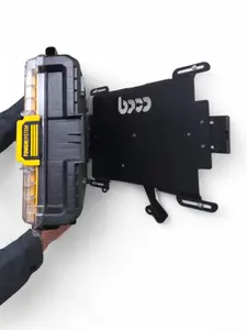 Lockable Mount for DEWALT ToughSystem 2.0, Lockable & One Handed Operation, Steel or Aluminum Organizer Bracket for Trucks, Trailers, & Vans