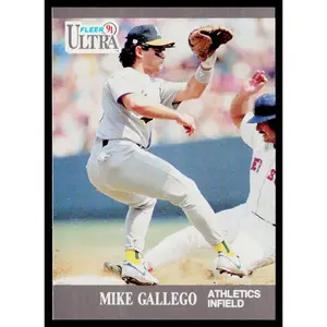 Mike Gallego 1991 Ultra #246 Oakland Athletics