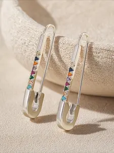 1 Pair of Pins, Sweet and Cool High-end Female Earrings, Statement Earrings, The Best Gift for Lovers on Valentine's Day, Random Colors