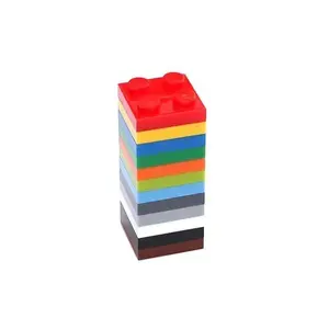 20pcs/lot DIY Blocks Building Bricks Thin 2X2 Educational Assemblage Construction Toys for Childrens Size Compatible With 3022