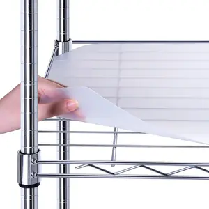 Wire Shelf Liner 18" X 36", Set of 5, Heavy Duty Shelf Liners for Wire Shelving,  Protector Mats, Transparent