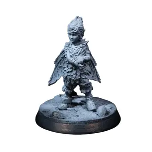Rise of Necromancer Filena 3D Resin Print Fantasy Replica Figurine - Paintable Custom Collectible, Tabletop RPG DnD Dungeon Mini, Home Decor Ornament, Resin Figures