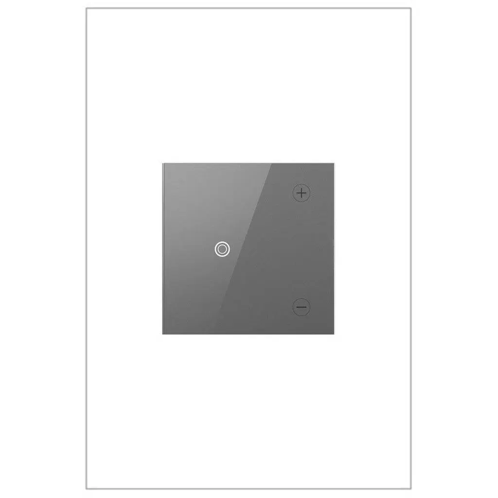 adorne 0-10V Touch Dimmer with Microban Magnesium