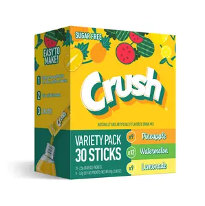 Crush 30 Count Variety Pack (Pineapple, Watermelon, Lemonade)
