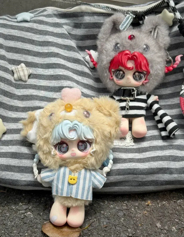 YK Eos-Lost Margin Themed Blind Boxes, 6+1 Hidden Plushies, Collectible Plush Doll Blind Bags for Gifting