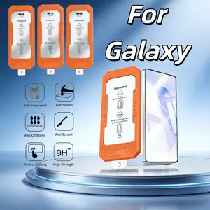 Samsung Galaxy S26 S25 S24 S23 S22 Series HD Screen Protector, 9h Full Coverage, Bubble-Free, Dust-Free, 3 Pieces Set