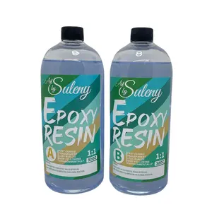 Epoxy Resin Super Crystal Clear, Super Glossy Resin 64 Ounces Kit (32+32)