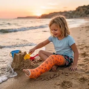 Waterproof Cast | Long Leg Cast Kit