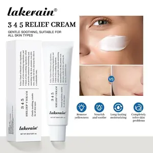 Lakerain 345 Relief Care Cream 2PCS Set Hydrating Barrier Repair with Niacinamide & Panthenol for Sensitive Skin Reduces Dullness Brightens Tone Soothes Redness Strengthens Defense Gentle Daily Moisturizer - Moisture Lightweight beef tallow skin