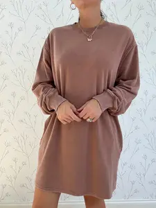 The Bonfire Sweatshirt Mini Dress