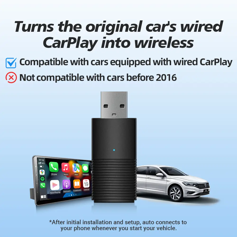 Ottocast Mini Cube 4.0 Wireless CarPlay/Android Auto Adapter