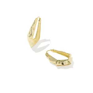 Kendra Scott Adriana Scallop Frame Hoop Earrings