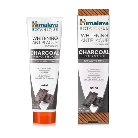 Whitening Antiplaque Charcoal & Black Seed Oil Mint Toothpaste