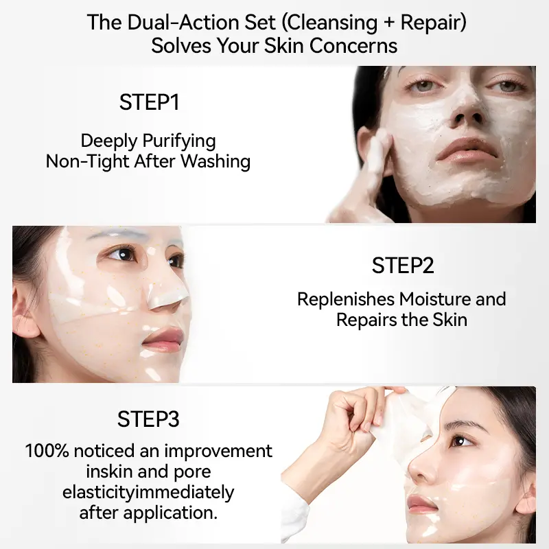 Oganacell DERX Deep Pore Cleansing & Repair Set | Walnut Granule