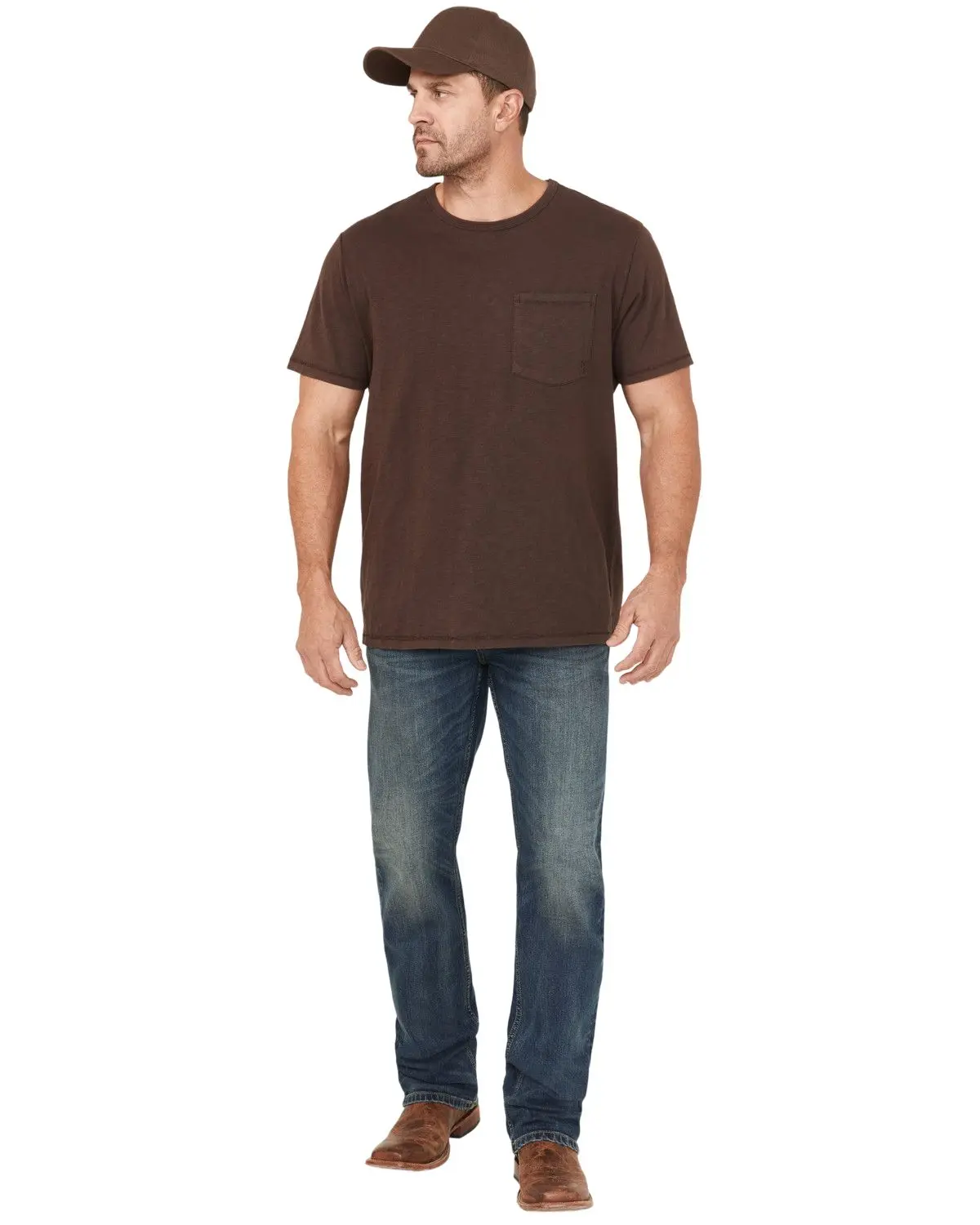 Brothers And Sons Men's Men'S Charger Wash Tucker Slim Straight Stretch - Bassp25j02-Dkw