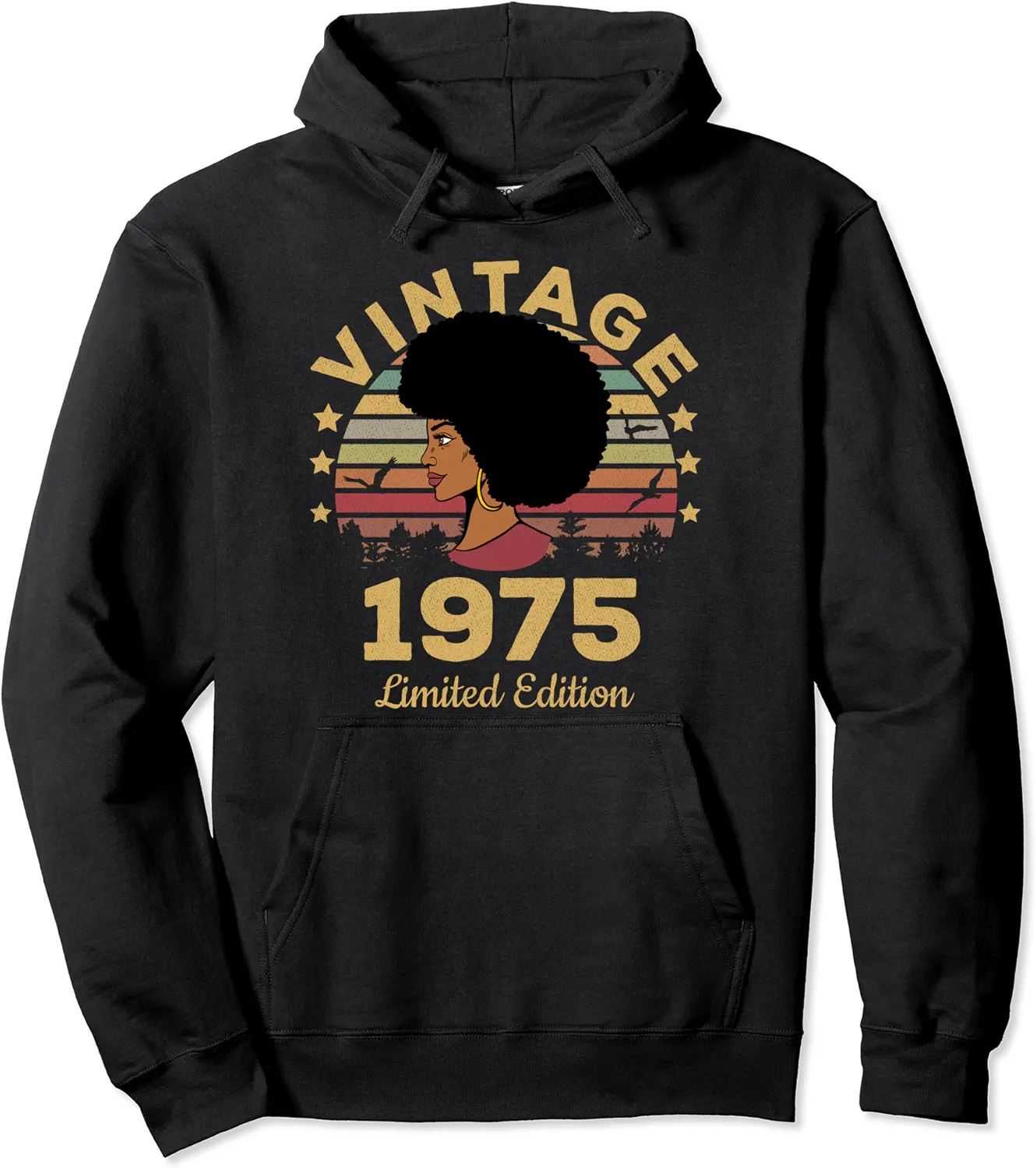 Vintage 1975 Made In 1975 46th Birthday Women 46 Years Pullover Hoodie - 59B0BR58DNFL