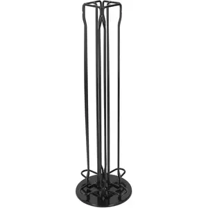 40 Capsule Coffee Pod Holder 360 Degree Rotating Carousel Storage Organizer Dispenser for Nespresso Capsule (Black)