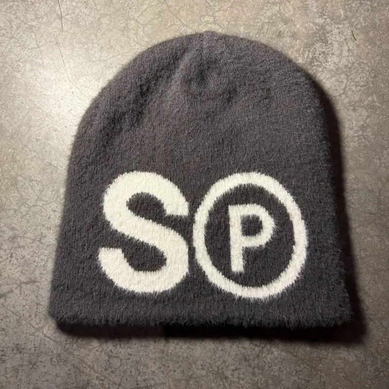 SⓅ trademark hat grey