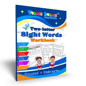 Two-letter Sight Words Workbook for Preschool & Kindergarten: A Comprehensive Two-letter Words Workbook for Beginner Readers with Basic Phonics, Tracing, Writing, Reading Comprehension, and More!