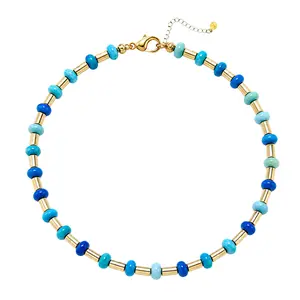 Golden Collar - Turquoise