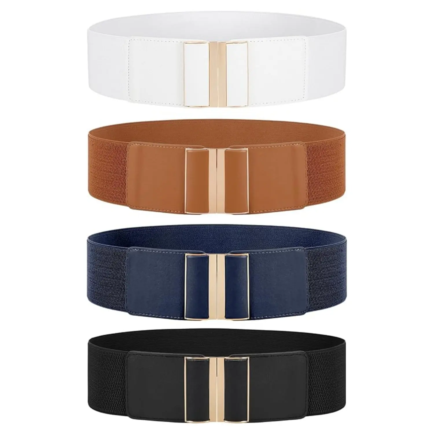 Elastic Wide Stretchy Belt - 3 inch Retro Fashion Cinch Belt for Dresses Hip Hop 50 main image 3