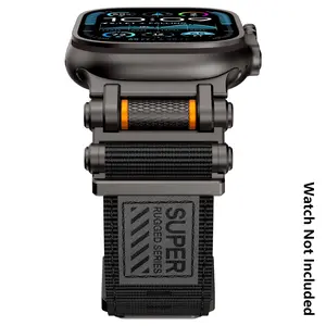 Nylon Sport Band for Apple Watch Ultra 3/2/1 -Military-Grade Durable & Sweatproof withStainless Steel Connector- Fits Series 11-3/SE(42mm/44mm/45mm/46mm/49mm) -  (Watch Not Included)