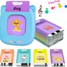 Toddler Talking Flash Cards - 224 Sight Words, Montessori Educational Toys for Age 2-5 Boys & Girls