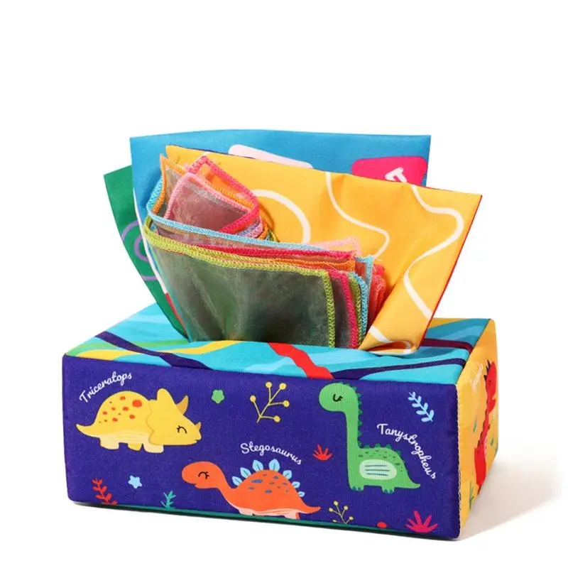 Tissue Box Sensory Toy, Multipurpose Crinkle Tissue Sensory Toy, Comfort Toy, Birthday Gift, Comfort Toy