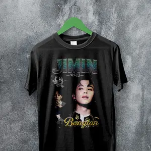 Jimin 90s Graphic Tee, Boys Band K pop Unisex T-Shirt - The Perfect Gift for Fans
