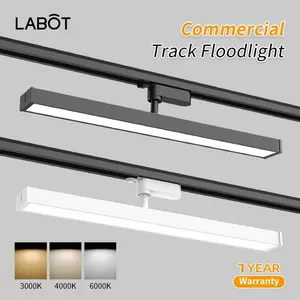 Adjustable Long Track Light LED Diffused Lighting Commercial Clothing Store Supermarket Rail Type Strip Lamp